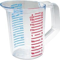 Rubbermaid Bouncer Measuring Cup RCP3215CLE - Commercial Grade Clear Polycarbonate